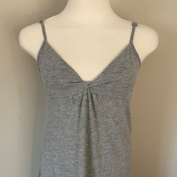 Y2K Vintage Womens Long Grey Maxi T-Shirt Halter Dress by Xhilaration sz Small - Picture 3 of 8